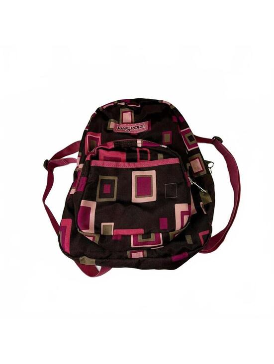 JanSport Handbags - JanSport Small Geometric Print Mini Backpack